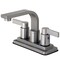Kingston Brass KB8468NDL NuvoFusion 4" Centerset Bathroom Faucet, Brushed Nickel KB8468NDL - alternate 1